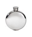 Plain Round Pewter Flask 4oz