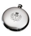 Thistle Sporran Pewter Flask