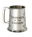 Brother of the Groom Pewter Tankard