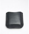 Black Leather Pouch 4oz Pocket Flasks