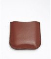 Brown Leather Pouch 4oz Pocket Flasks