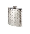 Dogstooth Pewter Kidney Hip Flask