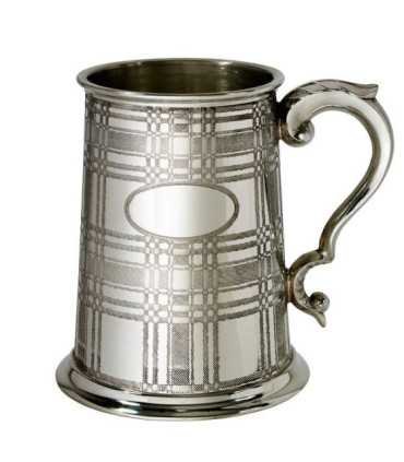 Tartan Pewter Tankard