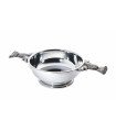 Thistle Handle pewter Quaich