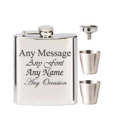 Stainless Steel Hip Flask with Funnel and Cups