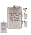 Golf Hip Flask with Funnel and Cups 8oz