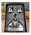 Majestic Stag Crystal Decanter Gift Set with 2 Whisky Glasses